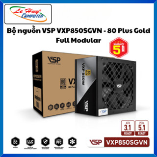 Nguồn Máy Tính VSP VXP650SGVN/ VXP750SGVN/ VXP850SGVN 80 Plus Gold (Full Modular) - Hàng Chính Hãng