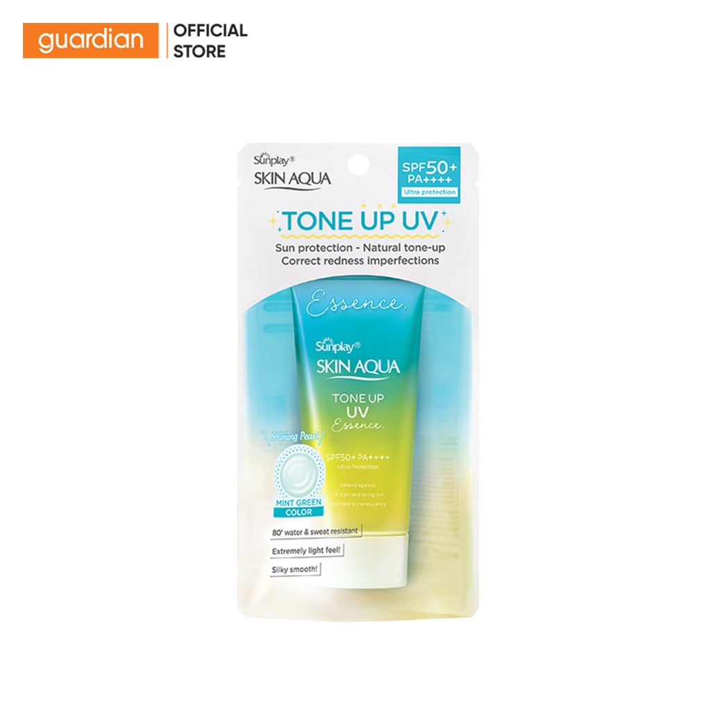 Tinh Chất Chống Nắng Hiệu Chỉnh Sắc Da Sunplay Skin Aqua Tone Up UV Essence Mint Green 50Gr