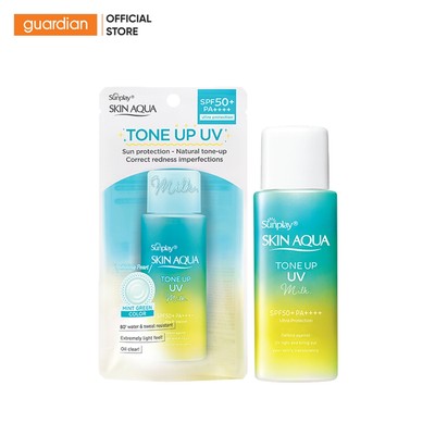 Sữa Chống Nắng Hiệu Chỉnh Sắc Da Sunplay Skin Aqua Tone Up UV Milk Mint Green SPF50+ PA++++ 50Gr