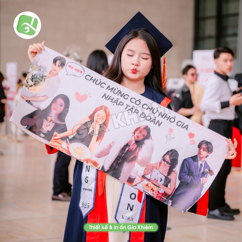 in Banner tốt nghiệp - in banner chúc mừng - Vải Canvas - in theo yêu cầu - Đủ size