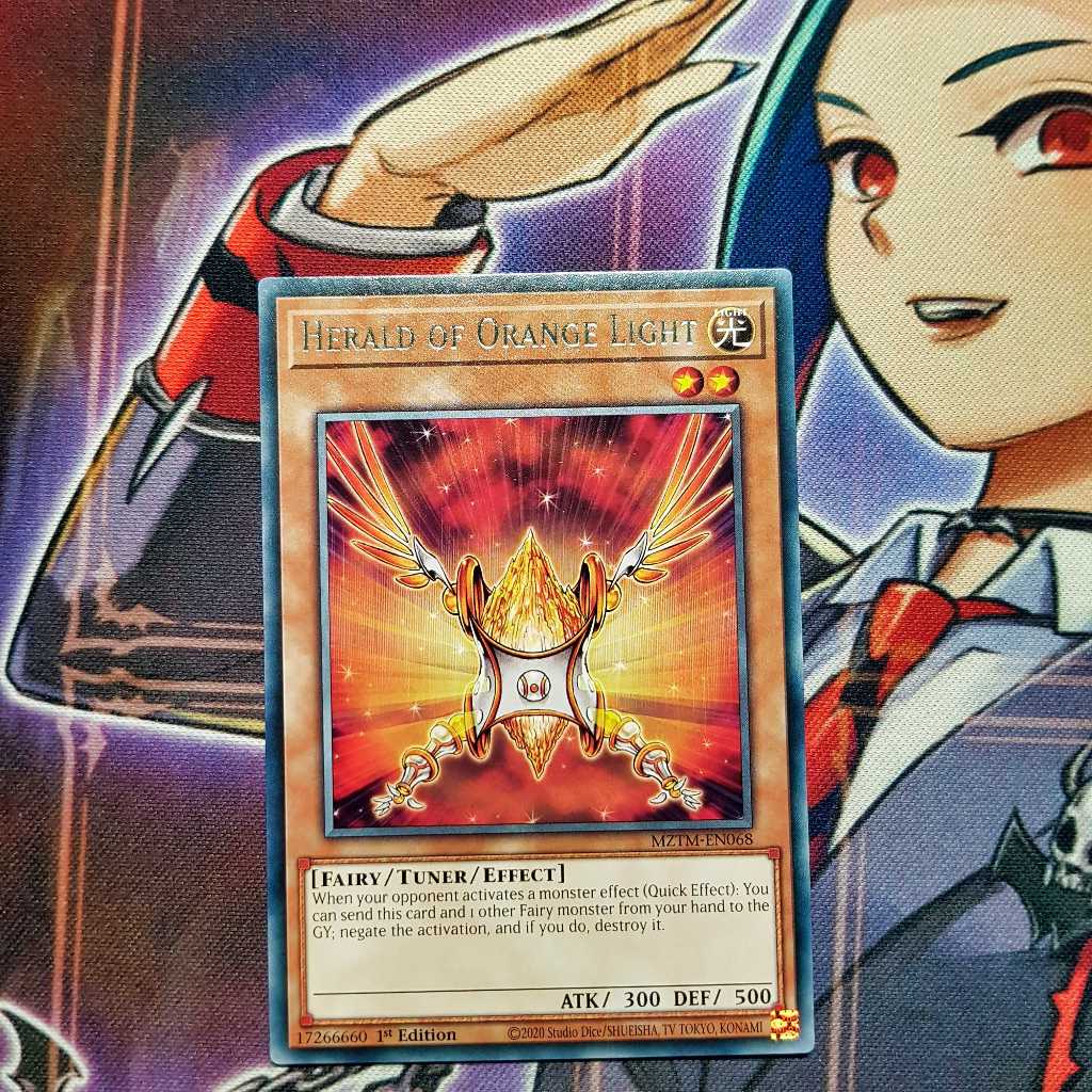Thẻ bài Yugioh chính hãng | Herald of Orange Light | MZTM rare.