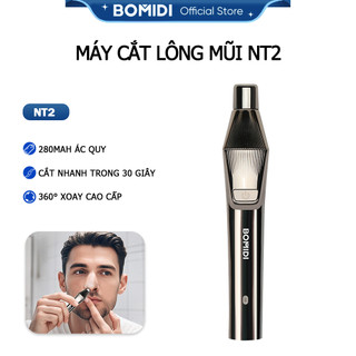  Máy Cắt Lông Mũi Bomidi NT2 Sạc Type-C Vệ Sinh Dễ Dàng An Toàn Tiện Lợi Có Thẻ Tháo Ra. 