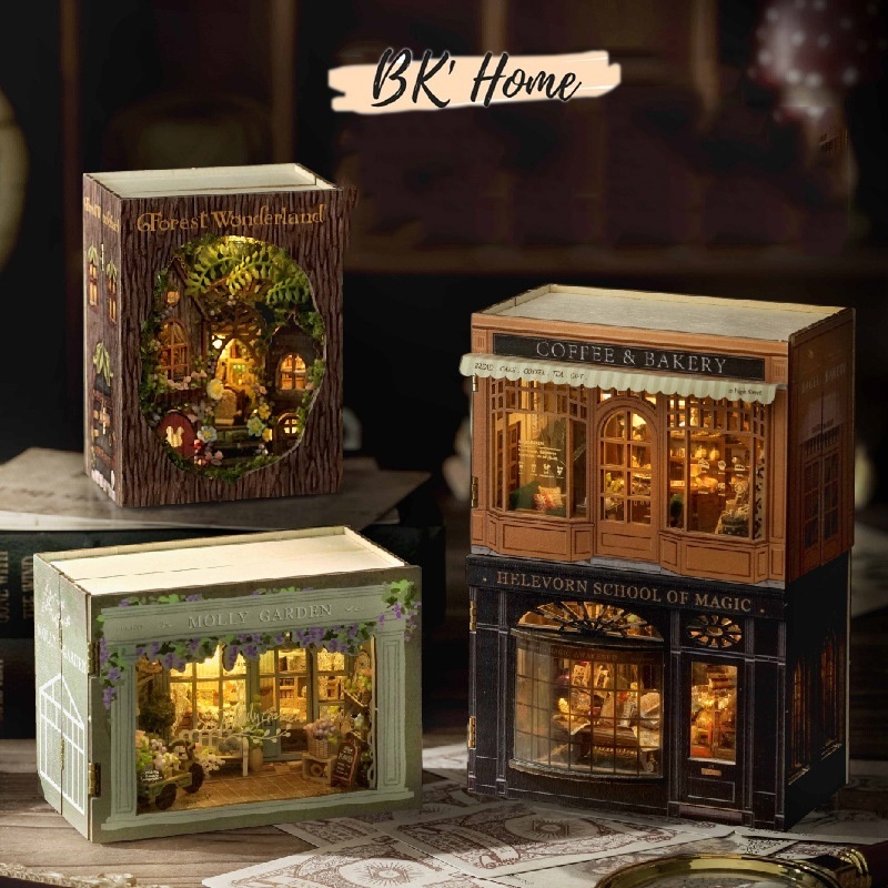  Mô hình nhà búp bê CUTEROOM diy Doll House Miniature nhà Mini nhà tí hon mã MINI-109- MINI-112 