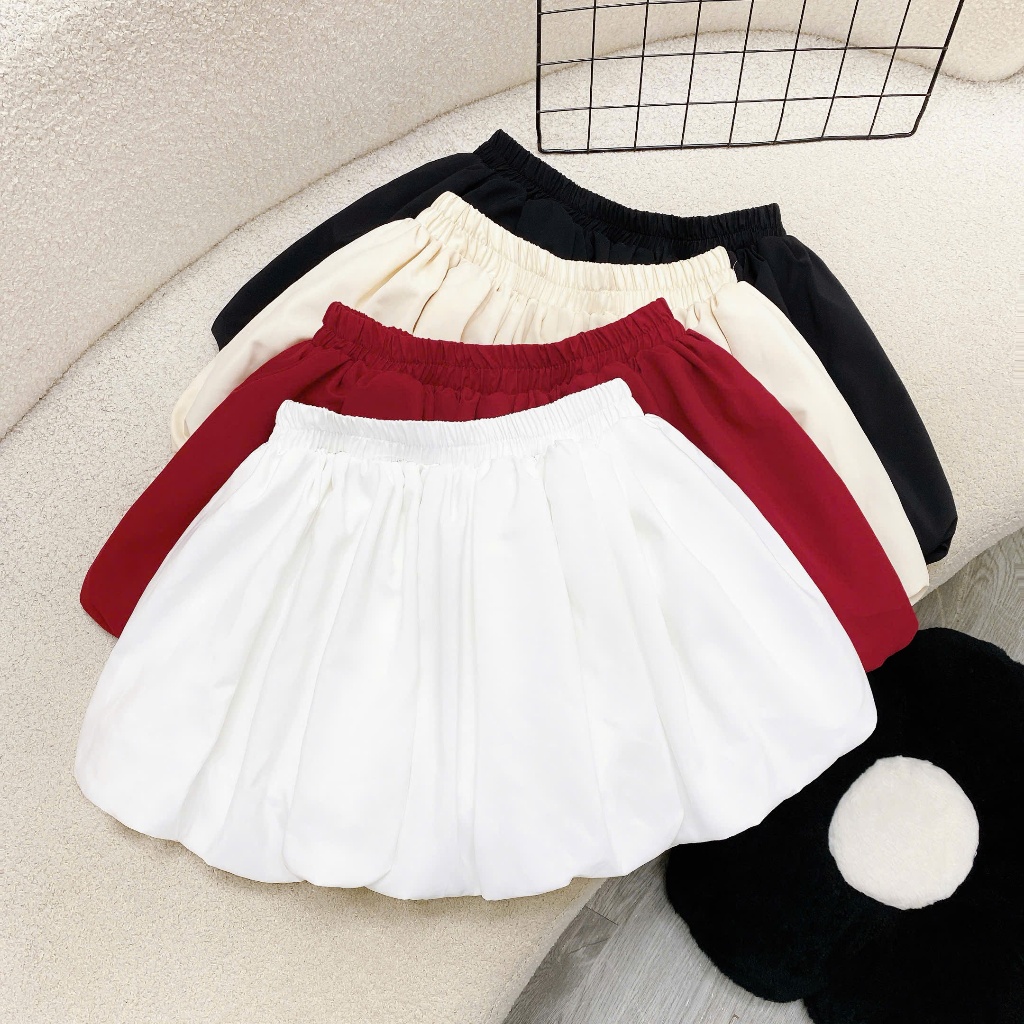 Chân Váy Bí Bigsize Nữ Dáng A Bồng Xòe (Có Lót) Xinh Cá Tính Thanh Lịch Năng Động CV413 | BigBuy360 - bigbuy360.vn