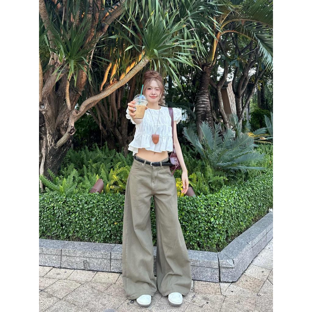 WHOSE x YC1996 - Quần Jeans Ống Siêu Rộng 4 Màu Local Brand Unisex | BigBuy360 - bigbuy360.vn