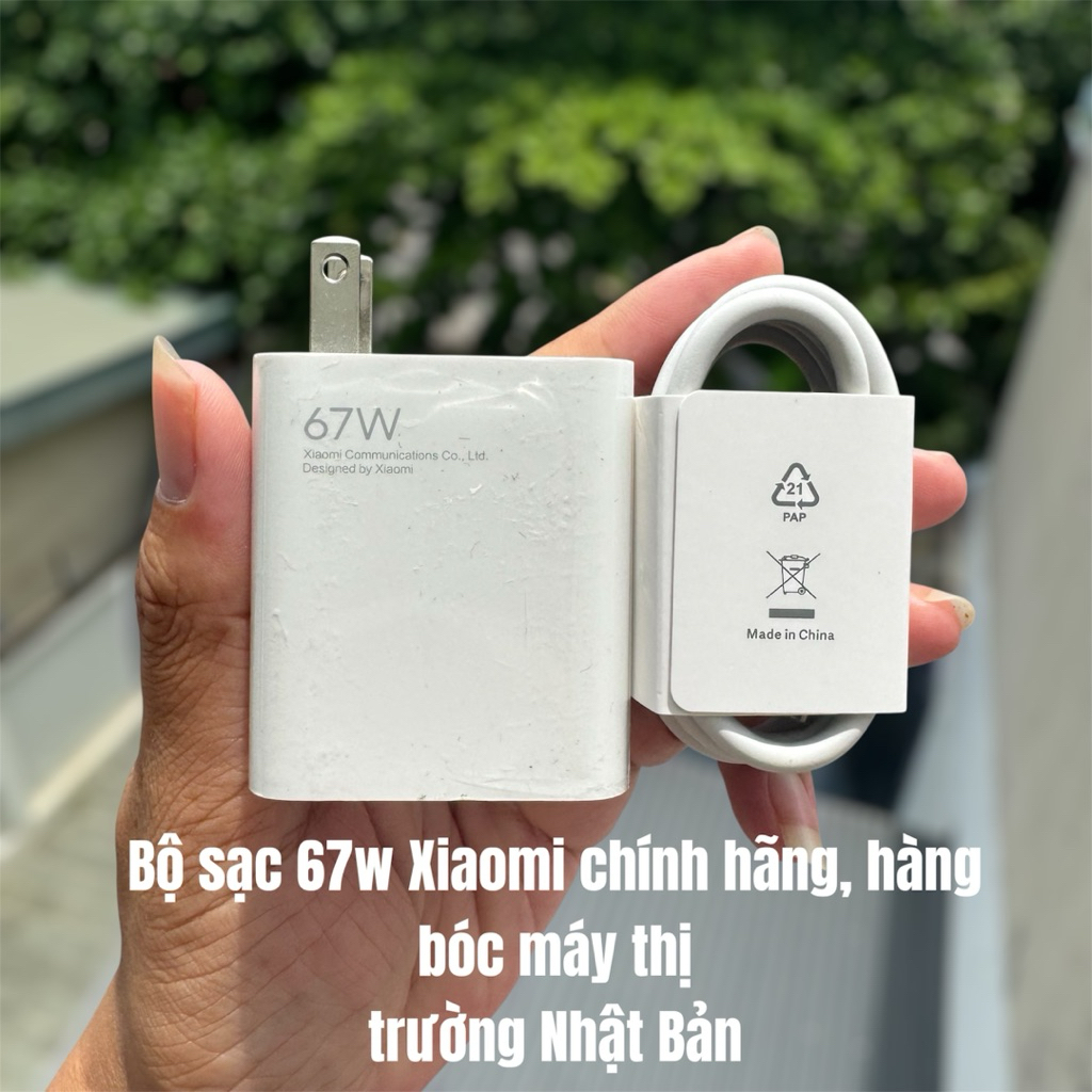 Bộ sạc Xiaomi 67W Mi Turbo zin theo máy thị trường Nhật Bản