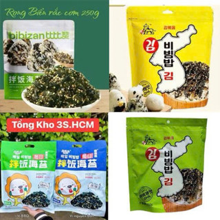  Rong Biển Vụn Rắc Cơm các loại   Rong biển Sư Tử Bibizan Bibimbap  Bịch Siêu To Khổng Lồ thơm ngon 