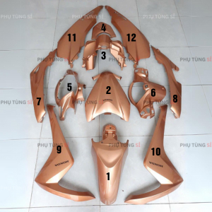 Dàn Áo Vision Vàng Đồng Đời 2015-2020 Zin Hãng HONDA