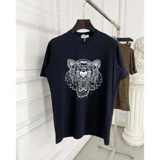 Áo Thun Nam Nữ Boy Phố Cổ Tròn Ngắn Tay Chất Cotton Cao Cấp In Đầu Hổ Xanh Cháy Phố