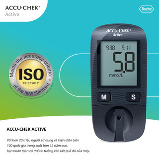 Máy đo đường huyết ACCU-CHECK ACTIVE (Hàng Công Ty 100%)