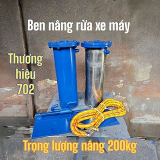 Ben Nâng Rửa Xe Máy Thủy Lực Vỏ Sắt Chuyên Dụng - Thương Hiệu 702