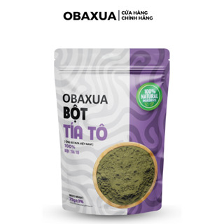 Bột Lá Tía Tô đắp mặt nạ OBAXUA nguyên chất