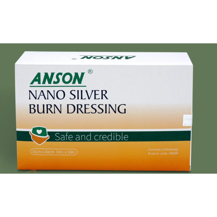 (hỏa tốc HCM) Gạc y tế Anson nano silver burn dressing (Gạc vết thương bỏng nano bạc Anson) -1 miếng