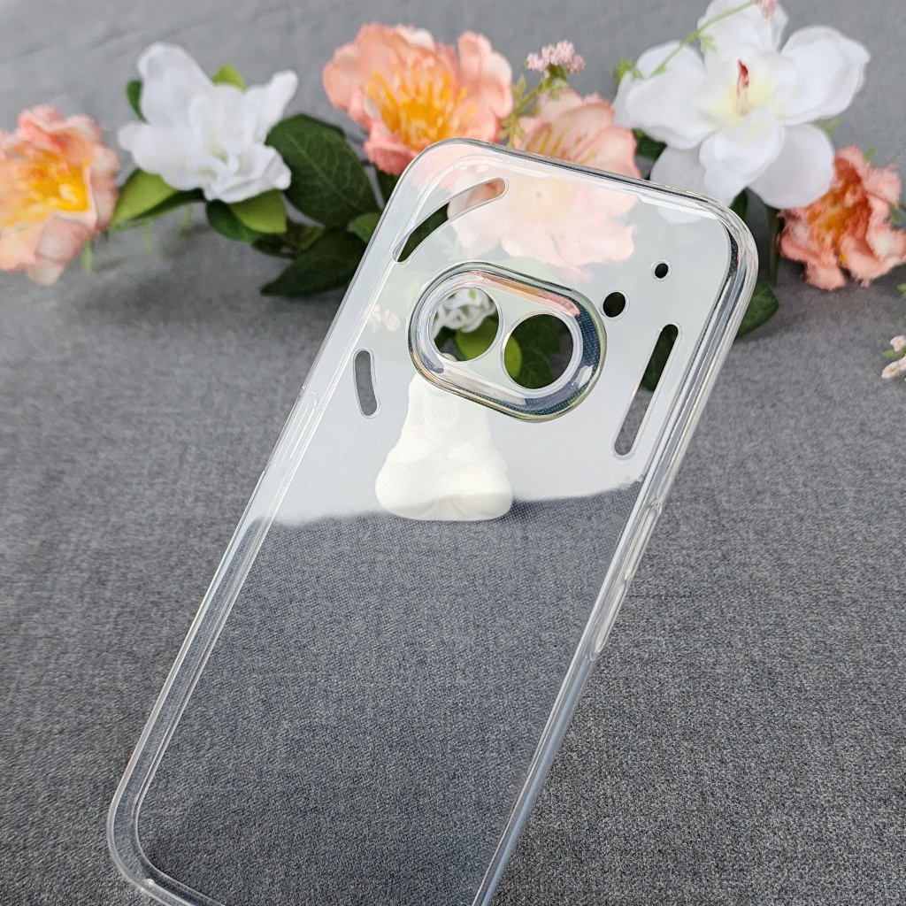 Ốp Lưng Dẻo Gor Nothing Phone 2/ 2A/ 2A PLUS, Nothing Phone 3A/ 3A PRO/ CMF Phone 1 Trong Suốt Có Gờ