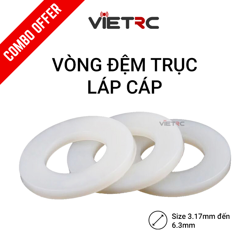 Vòng đệm trục láp cáp 3.17mm/4mm/4.76mm/6.3mm