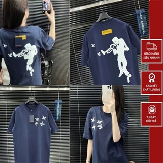 Áo Thun Nam Nữ Vờ Lê In Hình Người Thổi Kèn – Cotton Cao Cấp Co Giãn 2 Chiều, Form Rộng Unisex, Hottrend Hè 2025