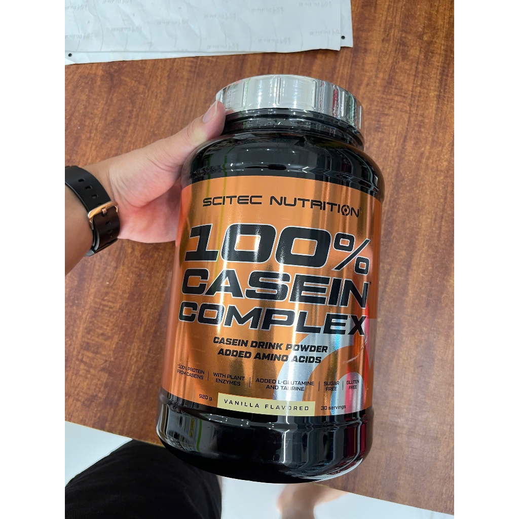 Scitec Casein Protein 920g – Giải Phóng Chậm, Bổ Sung Protein Trong Khi Ngủ