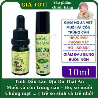 (combo) Dầu Mù U + Dầu Lăn Dịu Da Thái An 10ml