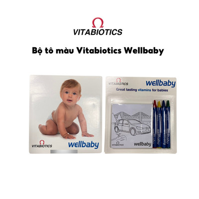 [QUÀ TẶNG KHÔNG BÁN] Bộ Tô Màu VITABIOTICS Wellbaby