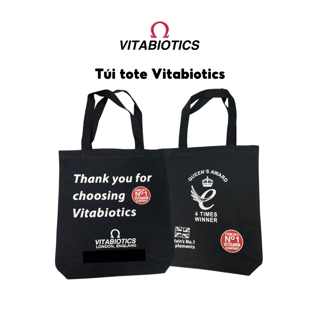 [QUÀ TẶNG KHÔNG BÁN] Túi Tote Vitabiotics