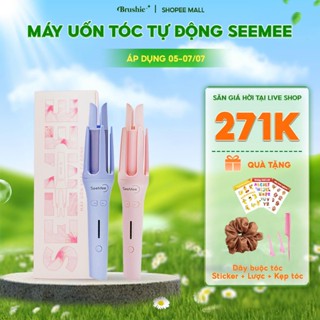 Máy uốn tóc tự động SeeMee chất liệu gốm sứ đường kính uốn 32mm - Hàng Chính Hãng