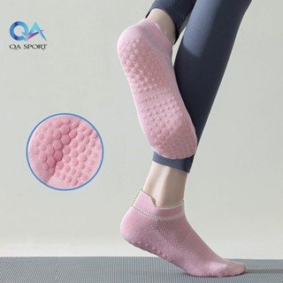 Tất Tập Gym Yoga Nữ Cổ Thấp, Tất Chống Trơn Trượt Cổ Ngắn Chất Cotton Thoáng Khí Khử Mùi  - T03