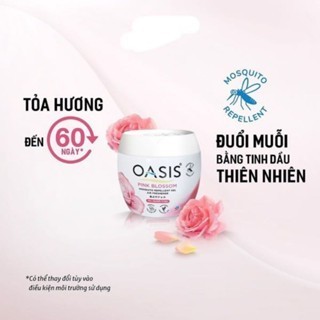 Sáp Thơm Đuổi Muỗi OASIS – Bảo Vệ Gia Đình Khỏi Muỗi, Thiết Kế Nhật Sang Trọng