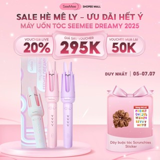 [GIÁ 277K TẠI LIVE SHOP] Máy uốn tóc làm xoăn tự động SeeMee lớp phủ gốm sứ bảo vệ tóc tạo kiểu đường kính 32mm