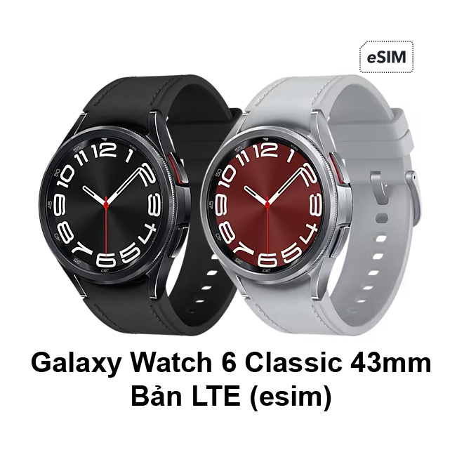 Đồng hồ thông minh Samsung Galaxy Watch 6 Classic 43mm bản GPS/LTE (esim) | BigBuy360 - bigbuy360.vn