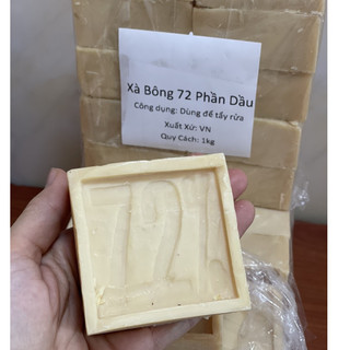 Xà bông 72 phần dầu thủ công,xà bông tẩy rửa,hàng VN