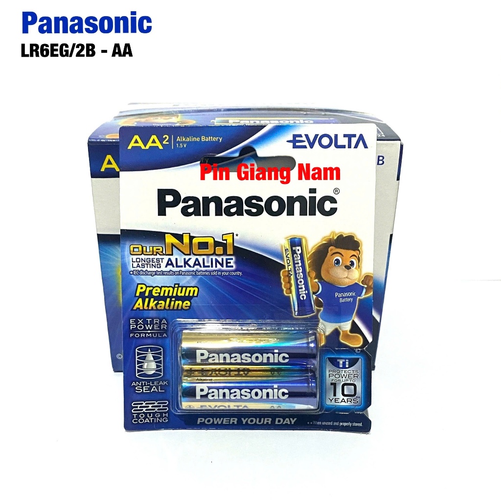 Hộp 24 Viên Pin AA / AAA Panasonic Evolta Premium Alkaline Siêu Bền Made in ThaiLand