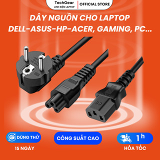 Dây nguồn dùng cho laptop, PC dài 1.2m dùng cho Dell, HP, Lenovo, Asus, Acer, Toshiba, MSI, Sony – Đầu tròn, đầu vuông