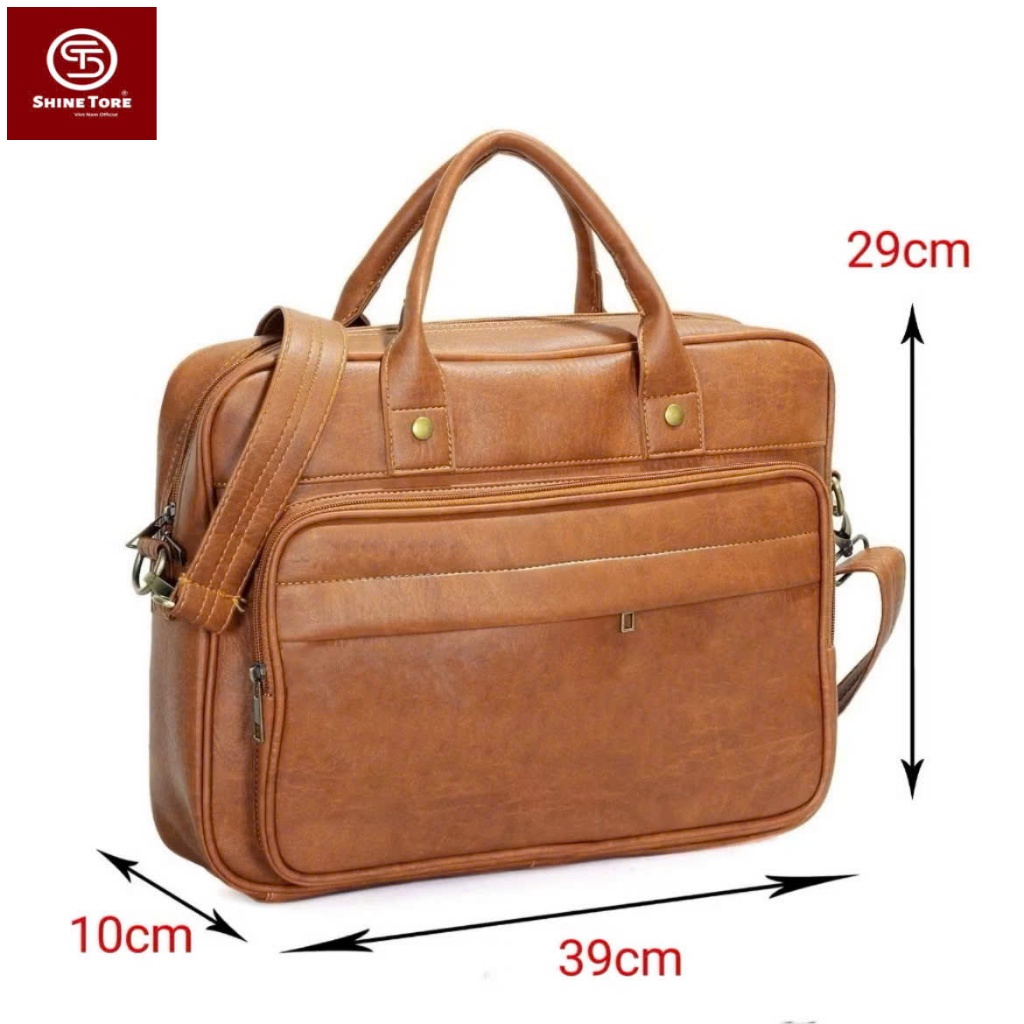 Cặp xách công sở văn phòng Size lớn vừa laptop 15.6 inch SHINE TORE ST-291