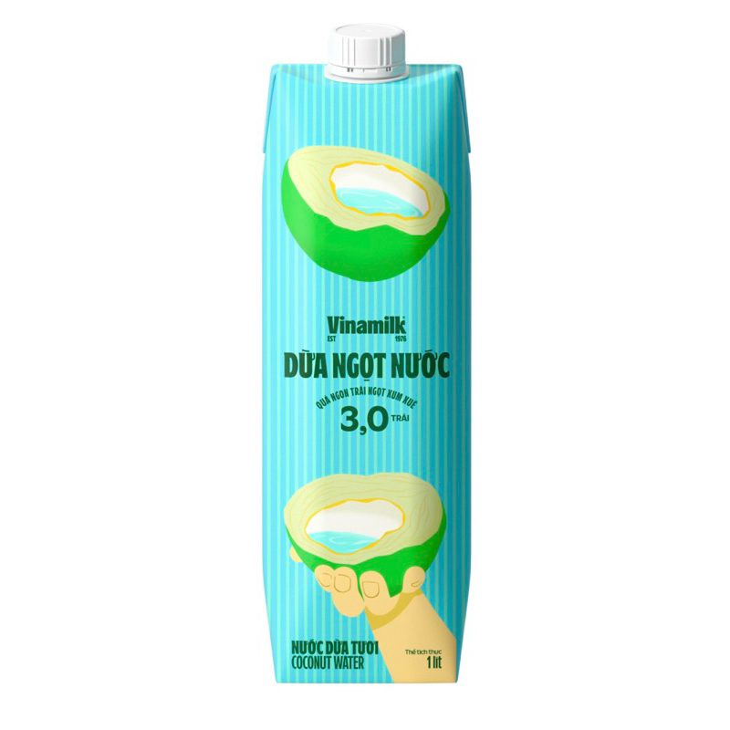 NƯỚC DỪA TƯƠI VINAMILK HỘP 1L/ NƯỚC DỪA VINAMILK 1 LÍT