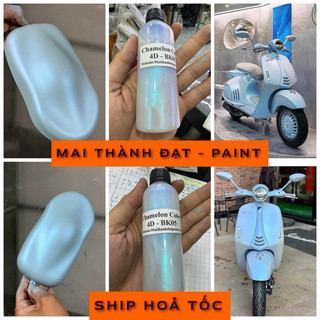 Màu Sơn 4D Xanh Snake Vespa 946 ( Sơn Oto Xe Máy )