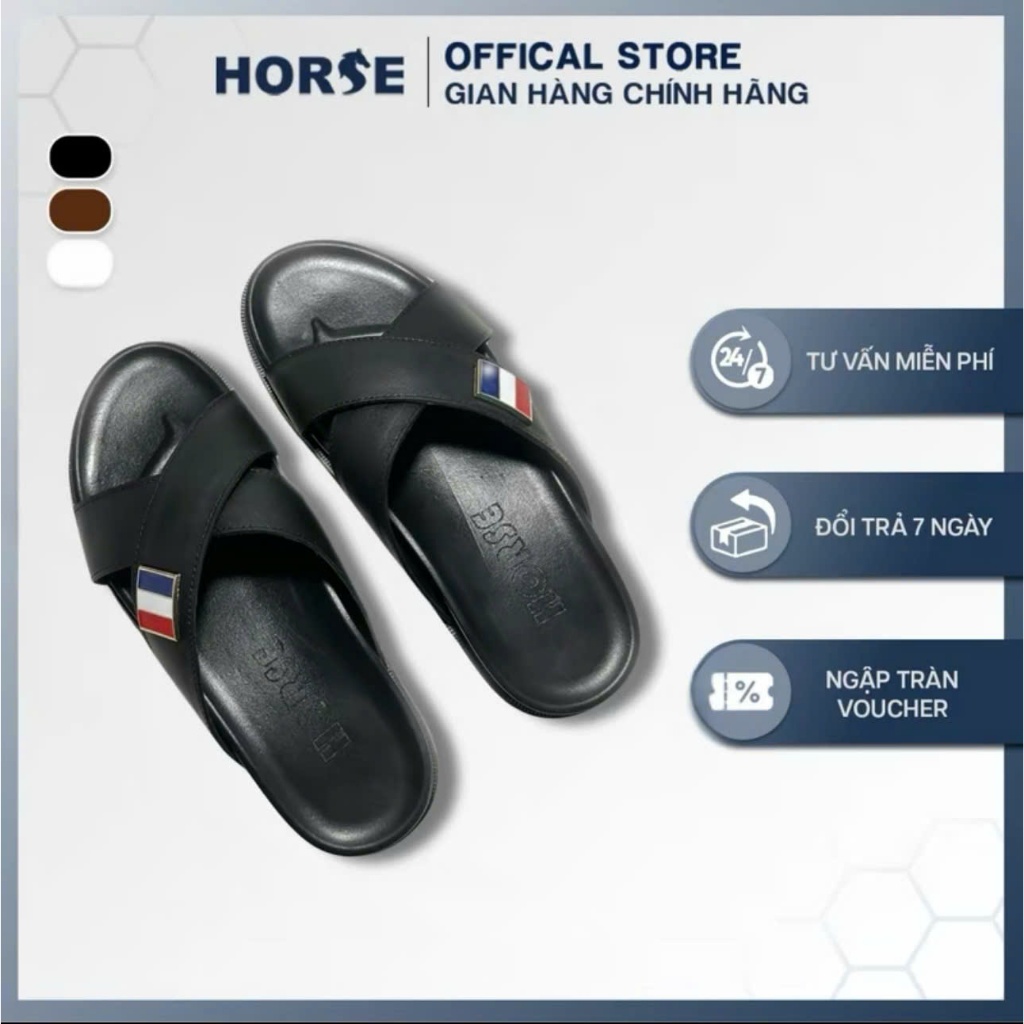 [ Horse Store ] - Dép Da Bò Chữ X Khóa Thom Browne Nam Nữ Unisex Thời Trang Horse Store - QX02 THOM