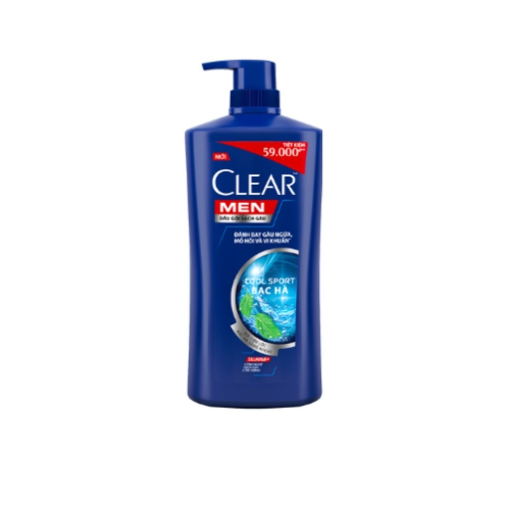 Dầu gội  gàu Clear Men Cool Sport 630g