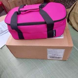  Hộp thủy tinh lớn Lock&Lock xanh  dung tích 4L chịu nhiệt + nắp tặng kèm túi giữ nhiệt LLG890 