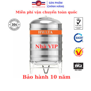 Bồn nước đứng inox304 hwata 2500l -5000 lit