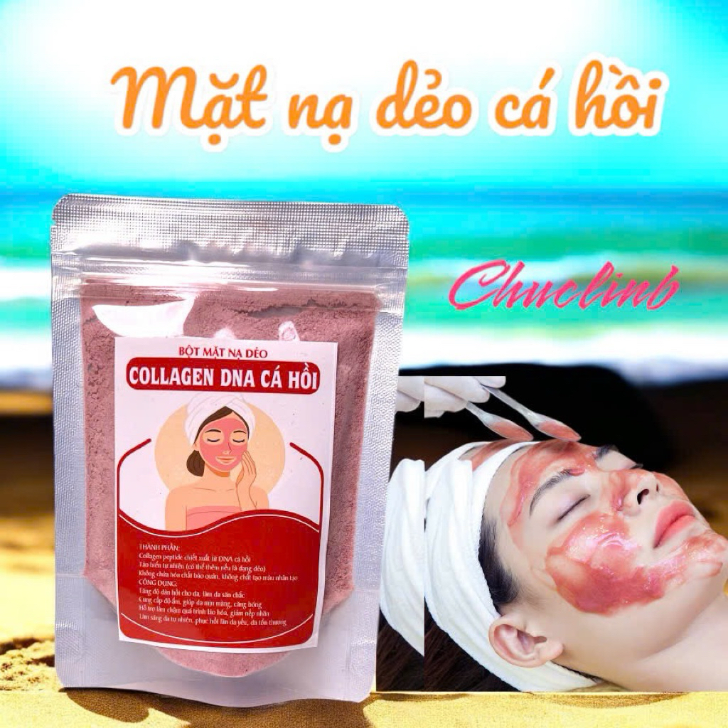 mặt nạ dẻo cá hồi 100gr