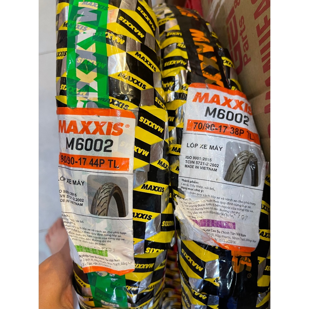 Vỏ Maxxis Ko Ruột ( Gai 6002 ) 70-90/17 - 80-90/17