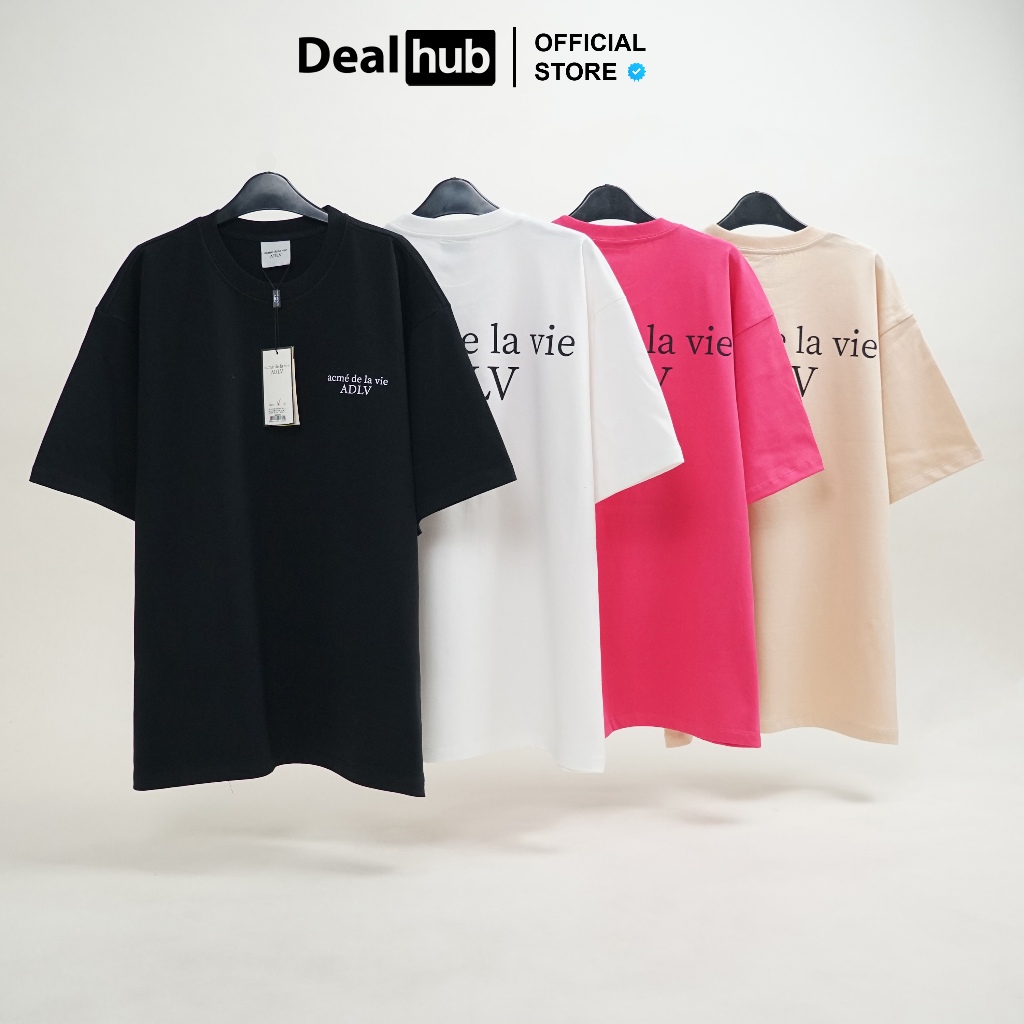 Áo thun ADLV Basic Chất Cotton Dày Dặn Cao Cấp Form Rộng Châu Âu Oversize