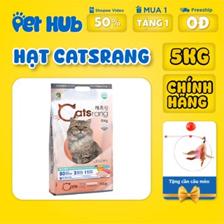   5KG CHÍNH HÃNG  Hạt Catsrang Bao 5KG Thức Ăn Khô Cám Mèo Cat’s Rang Cho Mèo Mọi Lứa Tuổi Hàn Quốc 