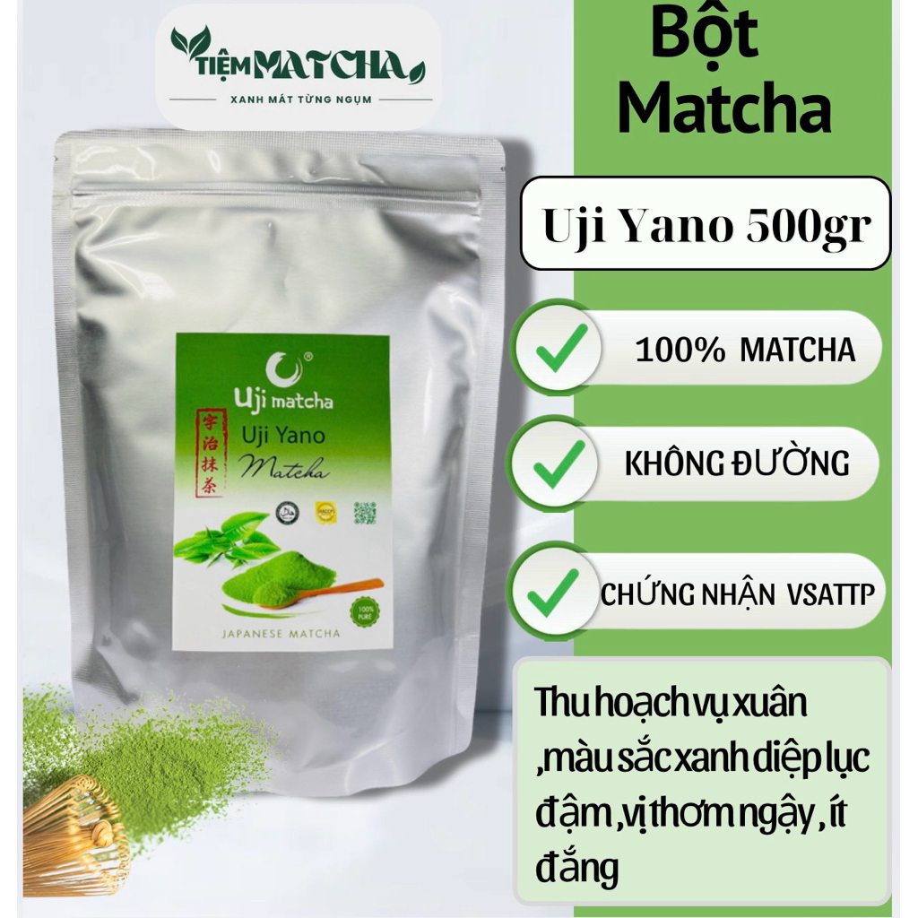 Bột Matcha Uji Yano 500gr // Thu hoạch vụ Xuân// Matcha Uji Nhật Bản