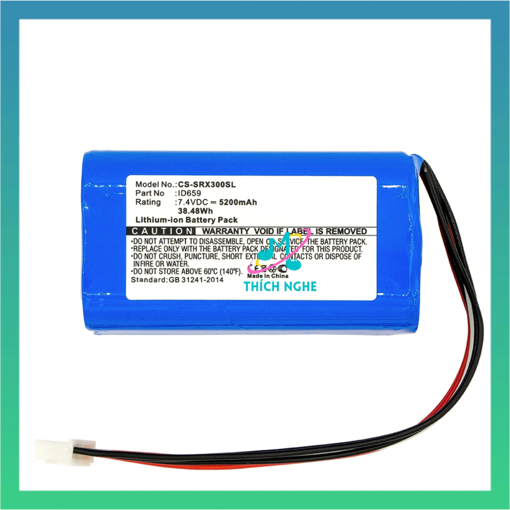 Pin Sony SRS XB30 / SRS XB40 /  XB41 / XB43 CS-SRX300SL có dung lượng cao 7000mAh - pin dự phòng loa