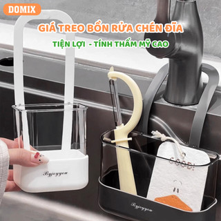  Giá Treo Bồn Rửa Chén Bát Giỏ Đựng Đồ Rửa Chén Có Khe Thoát Nước Treo Vòi Nước Đa Năng 