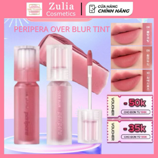 Son Kem Lỳ Peripera Over BLUR TINT kem nhung bùn mịn bền màu  3.5g