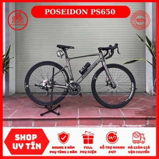 Xe Đạp POSEIDON PS650 • Khung-càng Magie đúc, tay lắc Sensah Reflex 2*8, moay-ơ 6 bạc cối nổ