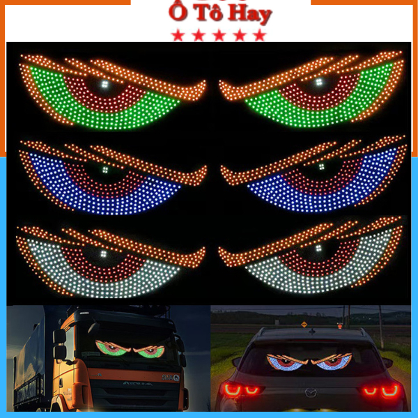 Đèn LED USB Cho Hoạt Hình Mắt Quỷ Hoàn Hảo Cho Tầm Nhìn Kính Chắn Gió