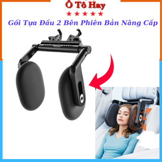 [ Phiên Bản Nâng] Gối tựa đầu ô tô hai bên,chất liệu cao su non mềm mại đỡ mỏi cổ, tùy chỉnh gấp gọn